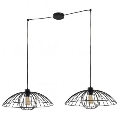 TK Lighting lampa wisząca Barbella 2xE27 czarny 6262 (6262)